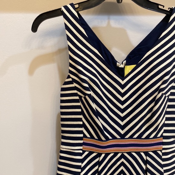 Anthropologie | Striped Pleated Dress - Picture 3 of 6